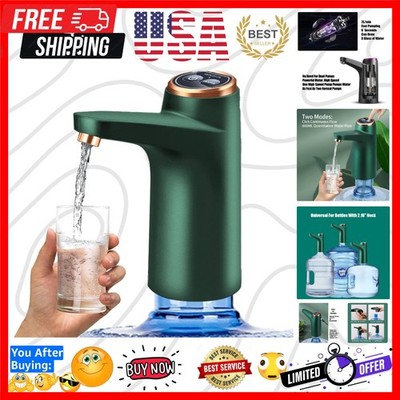 5 Gallon Water Bottle Dispenser Pump System USB Charging Automatic Drinking W...