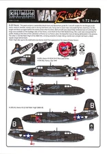 Kits World Decals 1/72 DOUGLAS A-20 HAVOC Miss Laid & Ridin' High