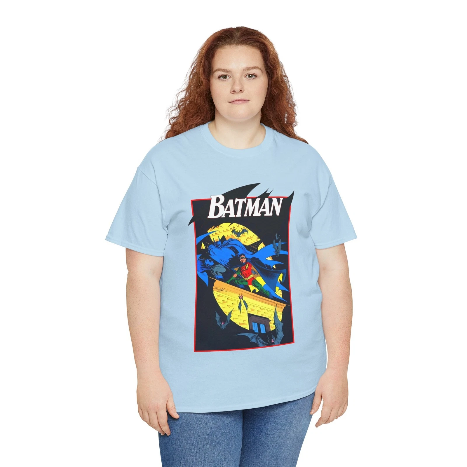 Batman & Robin T-Shirt - Norm Breyfogle Art - DC Comics - Dynamic Duo - Gotham