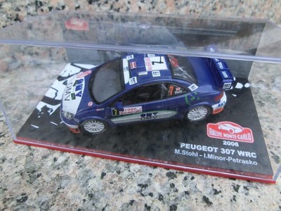 PEUGEOT 307 WRC Rallye Monte Carlo 2006 1:43 Stohl Minor Petrasko #7 IXO Altaya