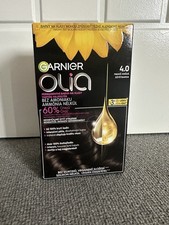 Image of Garnier Olia 4.0 Dark Brown Permanent Hair Dye, Ammonia-Free
