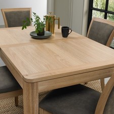 Rushbury Oak 4-6 Seater Extendable Dining Table