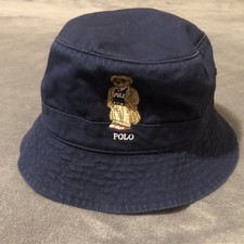 Polo Ralph Lauren Navy Blue Bucket Hat Polo Bear Sz L/XL NWT MSRP 69.99