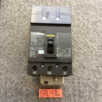Square D QDA32100 I-Line Circuit Breaker 100A 240V 3P 3PH Type QD 100 Amp 3 Pole