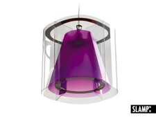 SLAMP NEW HARRIS LAMPADARIO LAMPADA A SOSPENSIONE  AMETHIST FRANCESCO PARETTI
