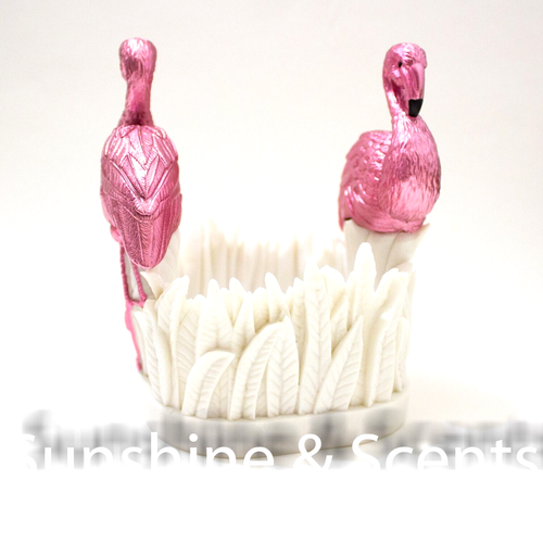 Bath & Body Works PINK GLITTER FLAMINGO Foaming Soap Holder 2022 BRAND NEW - Picture 3 of 9