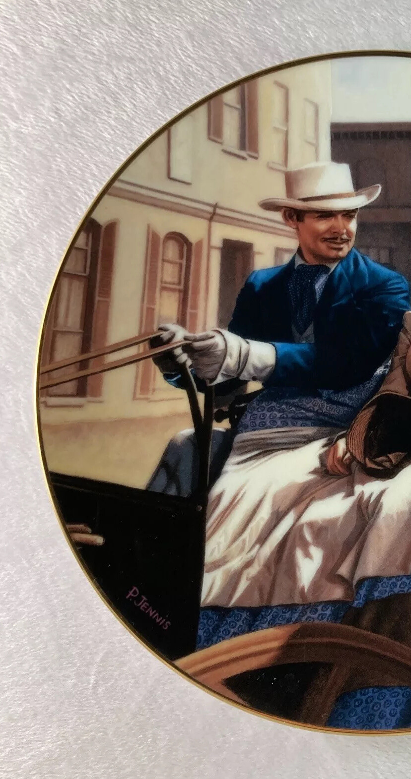 THE BUGGY RIDE Plate Critic's Choice:  Gone with the Wind Series #9 Paul Jennis