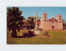Postcard Santa Barbara Mission Santa Barbara California