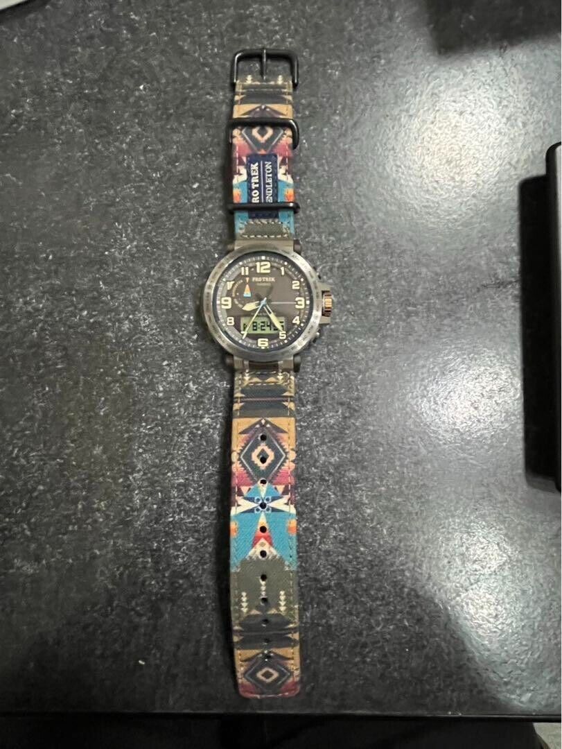 Casio Pro Trek Pendleton Edition PRG-601PE-5JR Used Japan | eBay Casio Pro Trek Pendleton Edition PRG-601PE-5JR Used Japan | eBay