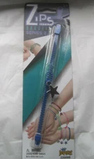 Zips Bracelet~Blue Zipper with Silver Star Pull~Ages 5+~LBDCL