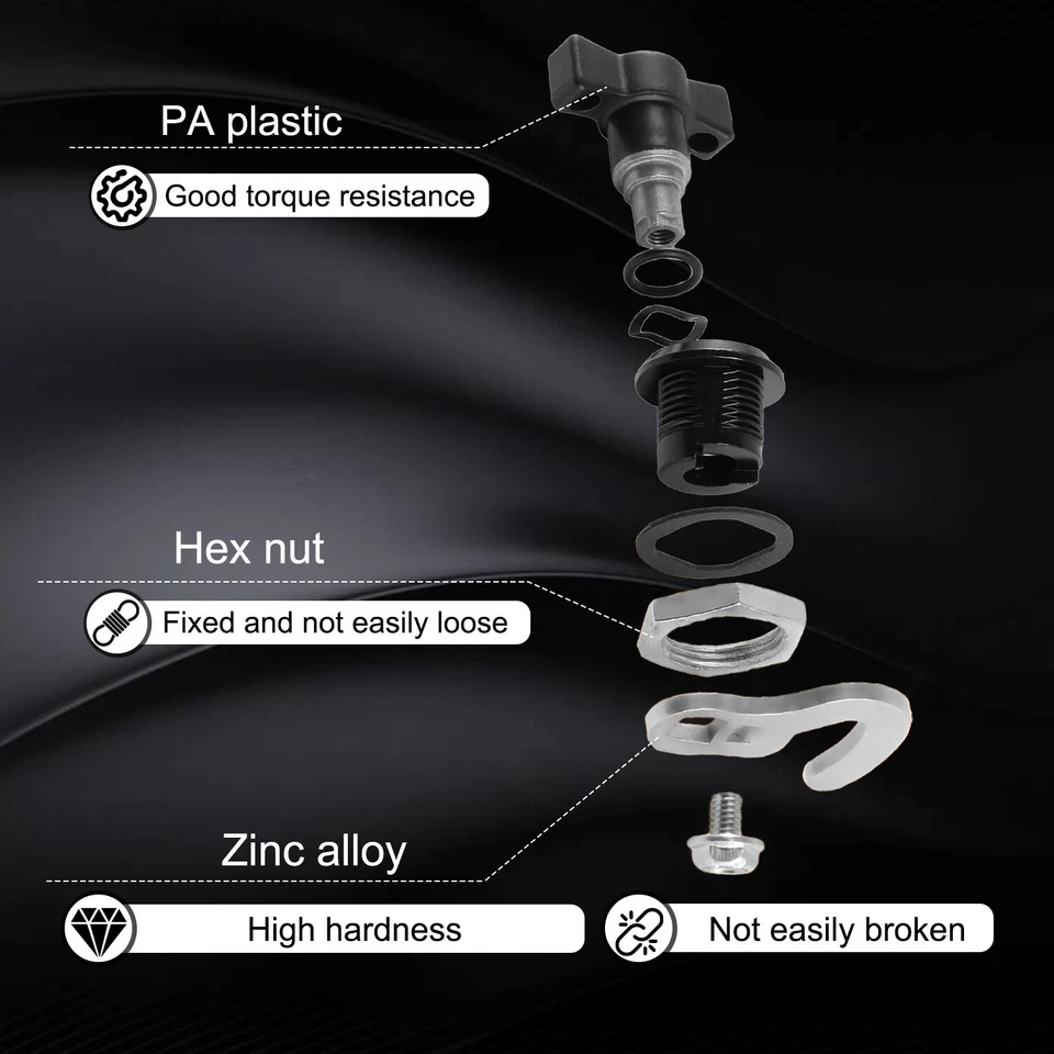 Quality Storage Box Detent Latches for Polaris Sportsman 300 400 450 500 - Image 2 of 4