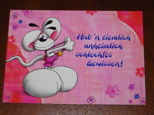 Diddl Postkarte H -Serie Deutsch AUSSUCHEN Rarität NEU 1-94 Rückseite grau - Picture 14 of 31