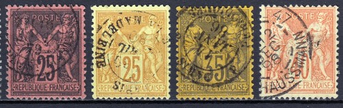 France 1876/1890 - Très belle collection de type Sage COTE 520€ - TB 1er choix - Picture 8 of 10