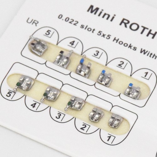 Dental Bracket Ultradünner Monoblock MIM Edgewise ROTH MBT 022 018 345 Haken - Bild 30 von 48