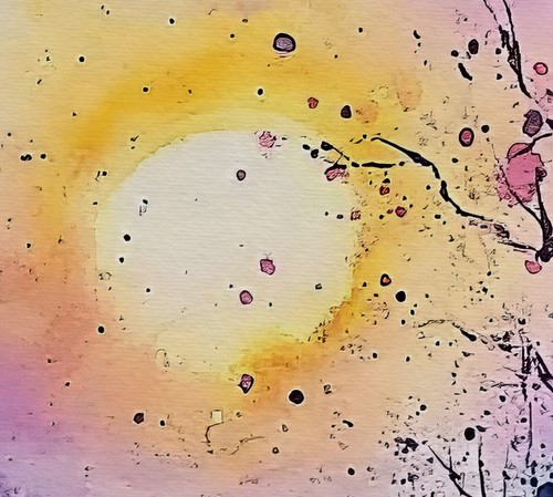 Pastel Dawn Scene 5"x7" Print on Matte Paper | Dreamy Nature Artwork - Picture 5 of 7