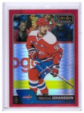 Marcus Johansson 2016-17 O-Pee-Chee Platinum Red Prism Card #76 /199