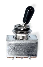 Switch Toggle 3 Way Box with Black Knob Import Version 153003BK