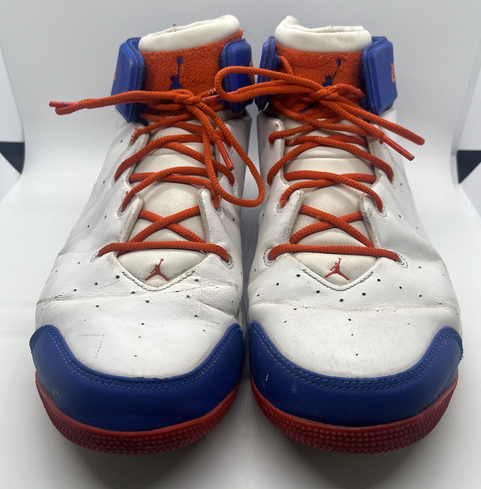 Nike Jordan Melo 1.5 Shoes Men’s 10.5 White Blue Orange Carmelo Anthony
