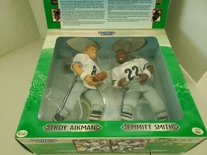 Dallas Cowboys Autographed 1997 12" Starting Lineups Troy Aikman/Emmitt Smith