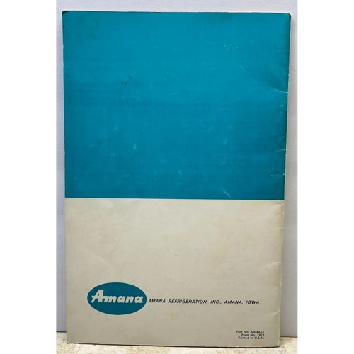 Vintage 50s Amana Complete Guide Food Freezing Ann MacGregor Cookbook Recipes - Bild 9 von 9