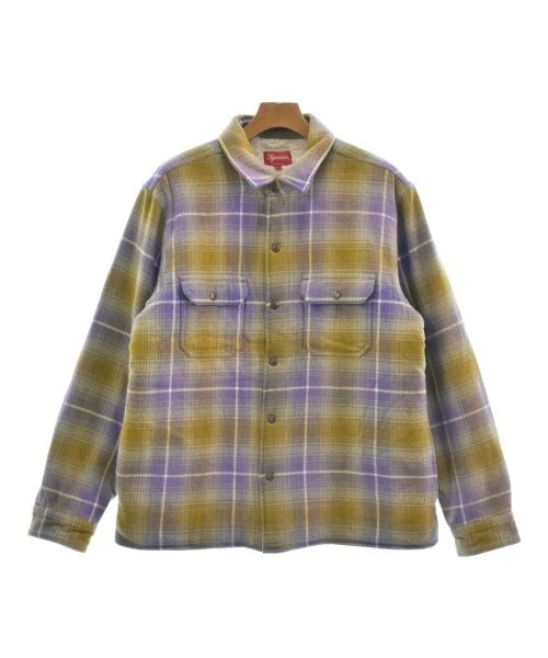Vestes blouson Supreme (autre) kaki x violet blanc (motif à vérifier) 2200540856015