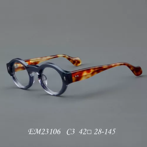 Acetate Round Retro Eyeglasses Men Women Reading Glasses Classic Thick Frames - Picture 22 of 35