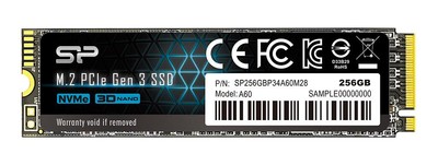 Silicon Power P34A60, 256 GB, M.2, 2200 MB/s