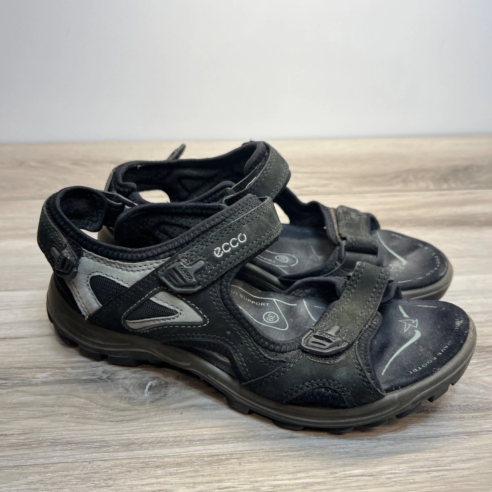 Sandali da donna Ecco Receptor Technology supporto arco con plantare ondulato taglia 39 US 8