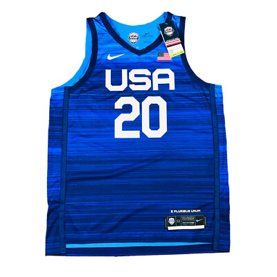 Nike Team USA 2020 Men's Authentic Vaporknit Blue Basketball