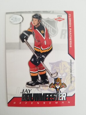 2002-03 Pacific Calder Silver /299 Jay Bouwmeester #119 Rookie RC