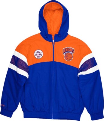 Mitchell & Ness New York Knicks NBA Team Prospect Heavyweight Jacket Royal