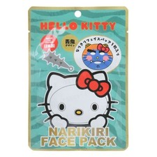 ASUNAROSYA Sanrio Hello Kitty Narikiri Face Pack Ao Oni 1 pc #nom
