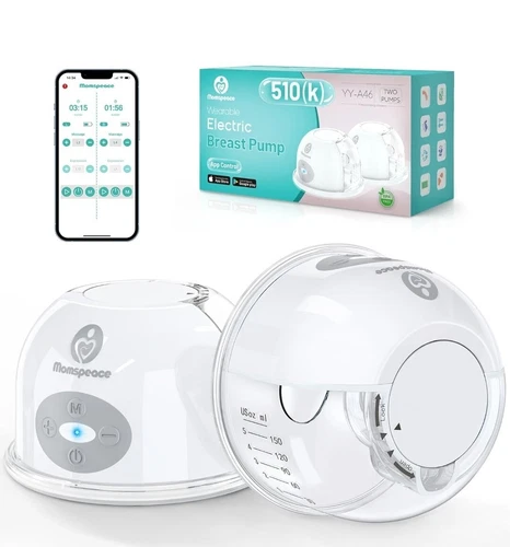 Momspeace Wearable Electric Breast Pump YY-A46
