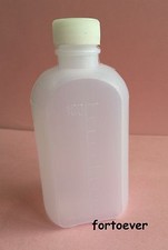 50pcs New 100ml nice look flat-type liquid plastic Bottles PE Screw on Caps