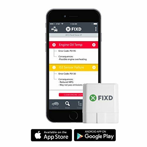 FIXD OBD2 Professional Bluetooth Scan Tool & Code Reader for White and Green - Picture 5 of 10