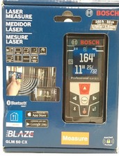 Bosch Glm 50 Cx Blaze 165 Bluetooth Laser Distance Measurer
