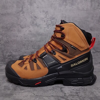 SALOMON Quest GTX GoreTex 4D Hiking Boots Mens Size Brown