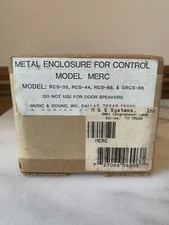 Music &amp; Sound M&amp;s Metal Enclosure For Control Model Merc Rcs-35 Rcs-44 Rcs-88