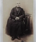 Antique Photo, CD Size Portrait of a Priest (ca 1880)
