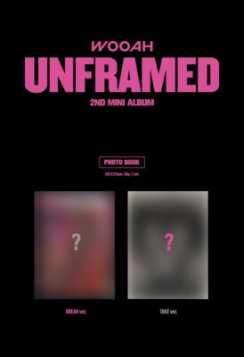 WOOAH UNFRAMED 2nd Mini Album 2 Ver SET/2 CD+2 Photo Book+6 Card+