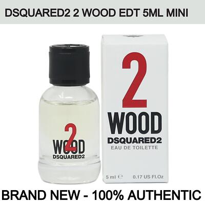 Dsquared² Wood Eau de Toilette 0.17oz/5ml Unisex Mini - NEW