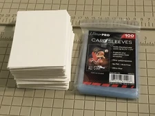 100 ACEO Cards & Sleeves, Blank 140 lb Watercolor Paper 2.5 x 3.5 White Fabriano