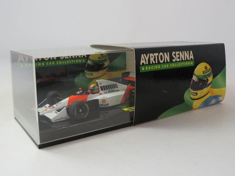 Minichamps Mclaren Honda MP4/5B #27 Ayrton Senna World Champion 1990 1/43 ASC#3 - Immagine 3 di 4