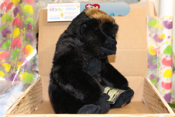 WEBKINZ SIGNATURE WESTERN LOWLAND GORILLA-WITH SEALED/UNUSED CODE
