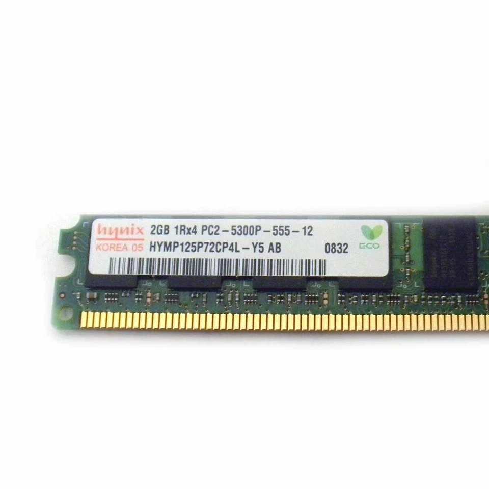 IBM 43X5035 Memory 2GB DDR2 PC2-5300p 1Rx4 DIMM ECC - Image 3 of 4