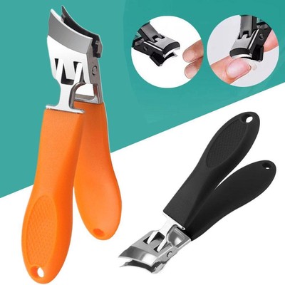 Wide Jaw Opening Anti Slanted Nail Acssart Curved Nail Clippers N6T5