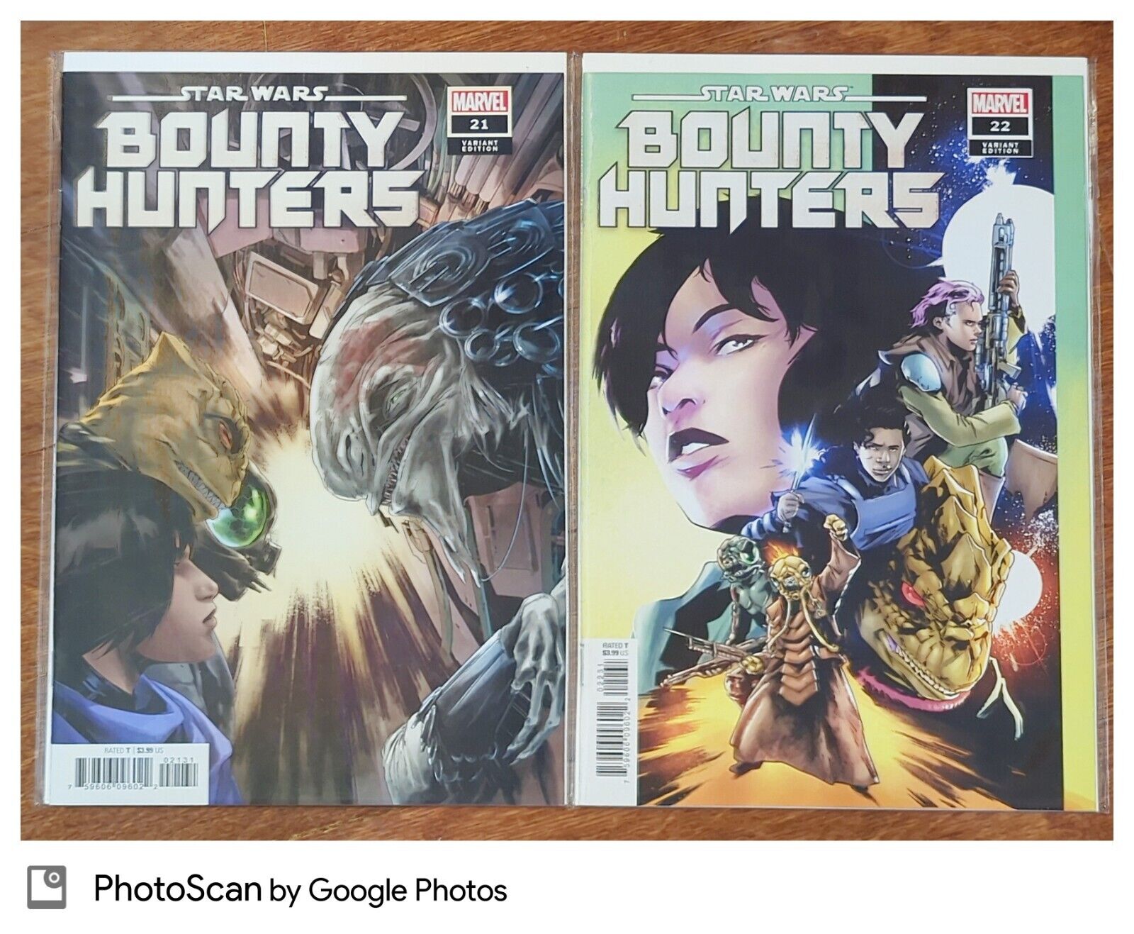 Star Wars Bounty Hunters #21, 22 Variant Set 1st Pr Marvel Comics