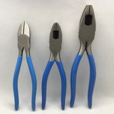 Vintage Lot of 3 Channellock No. 437, 348, 347 Pliers Made in USA MINT!