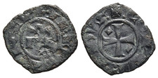 FITZ ITALY KINGDOM SICILY CONRAD I AE DENARO MESSINA 13mm 0.70g MEDIEVAL ±QQQ959