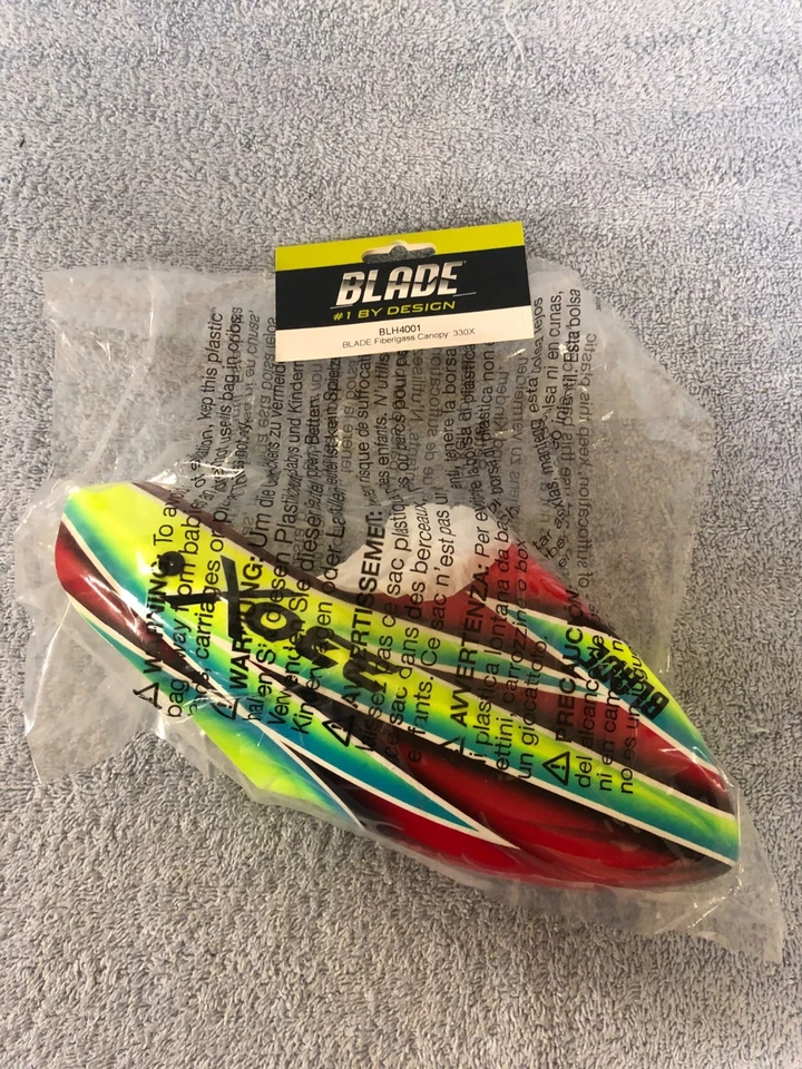 BLADE Fiberlgass Canopy 330X BLH4001 Replacement Helicopter Parts - Image 2 of 4
